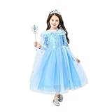 Etapa utilizable: este vestido es adecuado para niñas de 2 a 10 años. Perfecto para vestidos de gala, cosplay de Halloween, cumpleaños, juegos de salidas, etc.