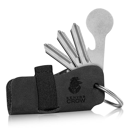 SENYOR CROW® Key Organizer mit Einkaufswagenlöser | Neuartiges Design für