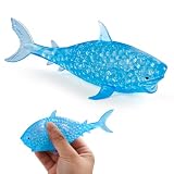 SIUEKIRU Shark Squishy Toys, Soft Cute Ocean Animals Squeeze Sensory Toy, Squishy Shark Sugar Stress Ball for Kids and Adults to Relieve Anxiety