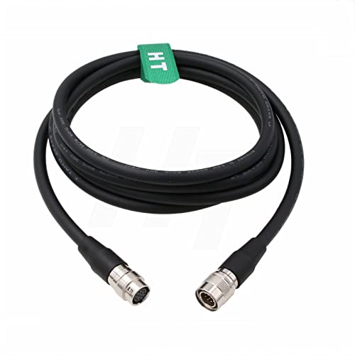 Cable de extensión Hirose de 12 pines macho a hembra para cámaras Sony Panasonic CCXC-12P 1m