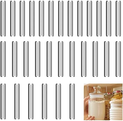 40 Stück Regalstifte 6x40mm - Zylinderstifte Für Möbel Regale Schränke