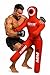 Unfilled Grappling Dummy – Adult Life Size Wrestling & BJJ Training Dummy, MMA Jiu Jitsu Judo Takedown & Throwing Practice, Heavy-Duty Triple-Stitched Canvas Submission Dummy (Red, 5ft / 60