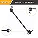 OCPTY - New 2-Piece fit for 2003-2008 for Hyundai Tiburon-2 Front Stabilizer/Sway Bar End Link Driver Passenger