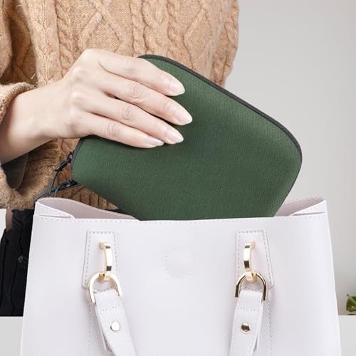 SIMTOP Kabel Organizer Tasche Klein,Kompakter Elektronik Organizer für Laptop Zubehör,Cable Bag für Powerbank,Kabel,SD-Karten,Ideal für Reisen,Büro und Fotografie,Grün