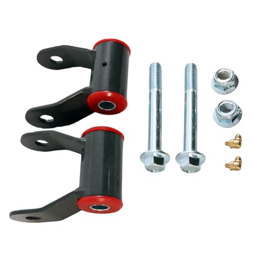 Kit de grillete de hoja trasera 1.5" suspensión Chevy Silverado 1500 GMC Sierra 710515