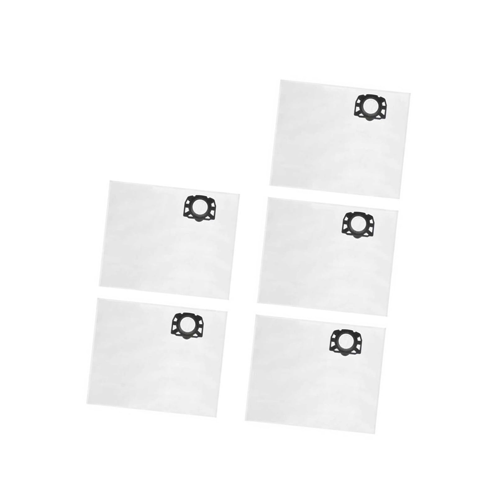 Lot de 5 sacs aspirateur KFI 357 haute filtration pour Kärcher MV3 WD3 et brosse