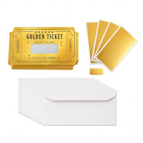 Image of 30-Piece Golden Ticket Scratch-Off Card Set