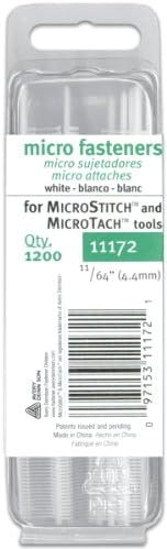 MicroStitch Fastener Refill-Natural, Synthetic Material, 4.4 mm