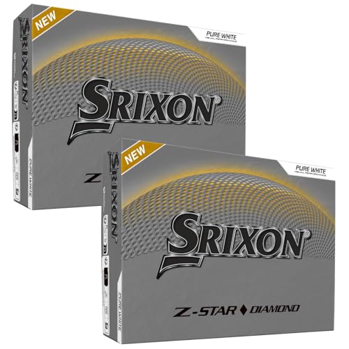 Srixon Z-Star Diamond Golf Balls, Diamond 3 (24 Pack), White