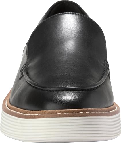 Cole Haan Women's Originalgrand Platform Venetian Loafers, Black/Ivory, 7-B US
