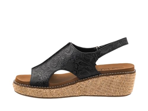 Image of Corkys Footwear Volta Wedge - Chic Elegance Meets All-Year Comfort with a 2-Inch Cork Heel and Marshmallow Insole for Stylish Everyday Wear and All-Day Comfort