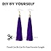 YRYM HT Tassel Earrings for Women - 20 Pairs Colorful Bohemian Long Layered Fringe Earrings Set Hoop Tiered Dangle Drop Tassle Earrings Pack Fashion Jewelry for Christmas Valentine Birthday Girls Gift