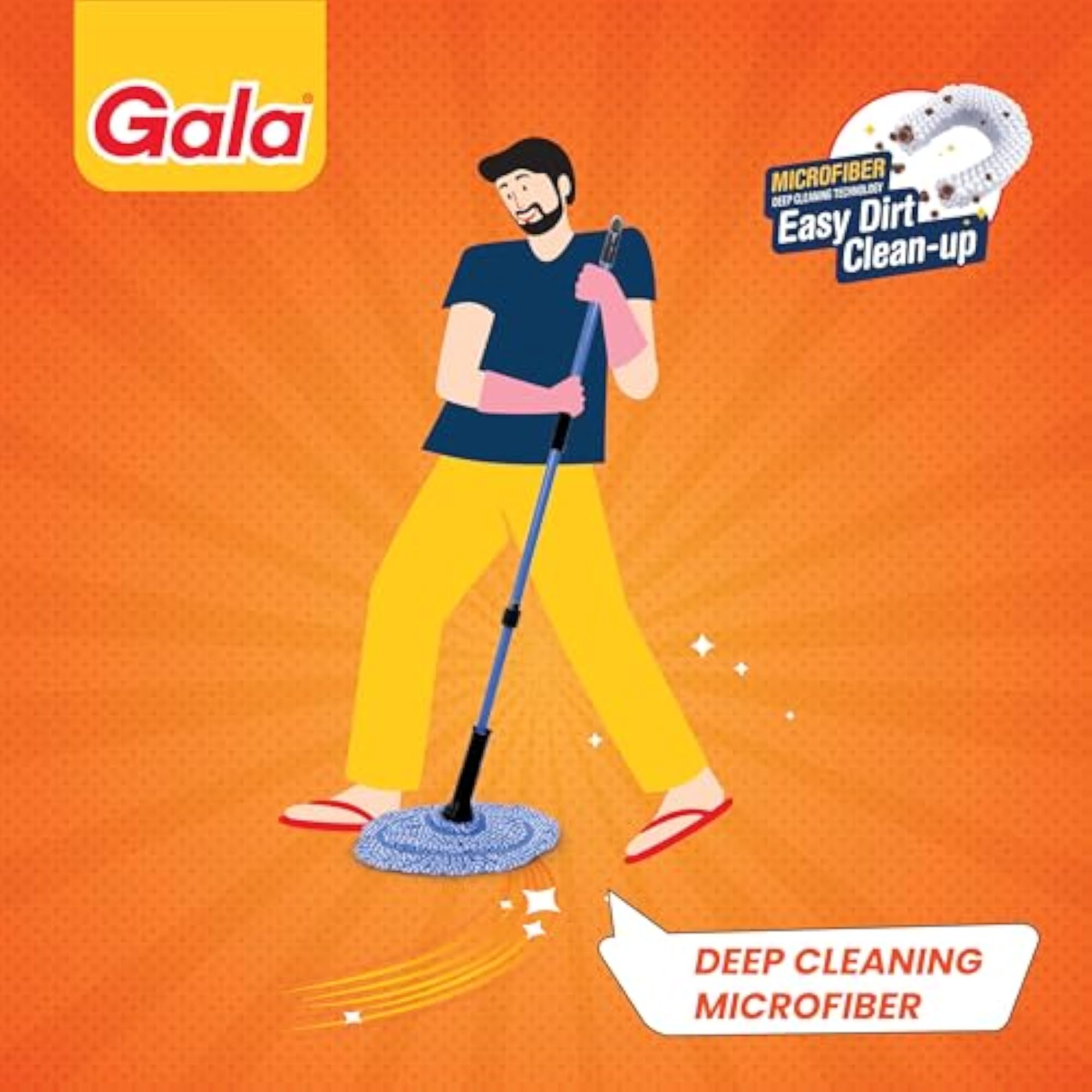 Microfiber Twist Mop for Floor Cleaning