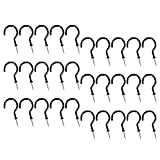 Crochets d'étagère : ces crochets métalliques ont une excellente texture et durabilité, peuvent être utilisés pour suspendre des tasses, des décorations ou des lumières, les crochets pour tasses se vissent