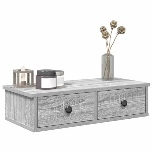 Étagère murale avec tiroirs pour ranger les petits objets du bureau - 2