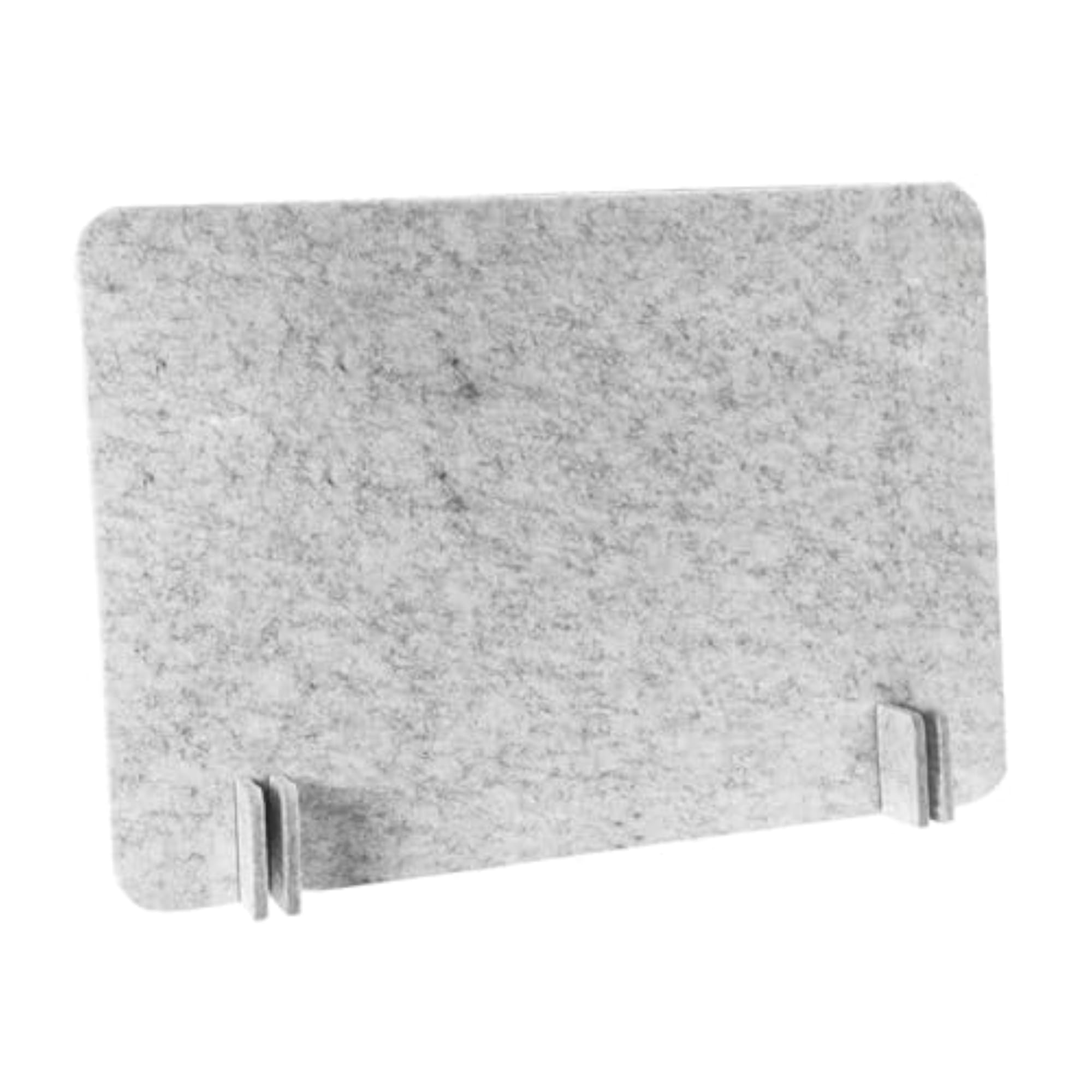 Acoustic Desk Divider Soundproof Partition for Home Office, Silver Grey