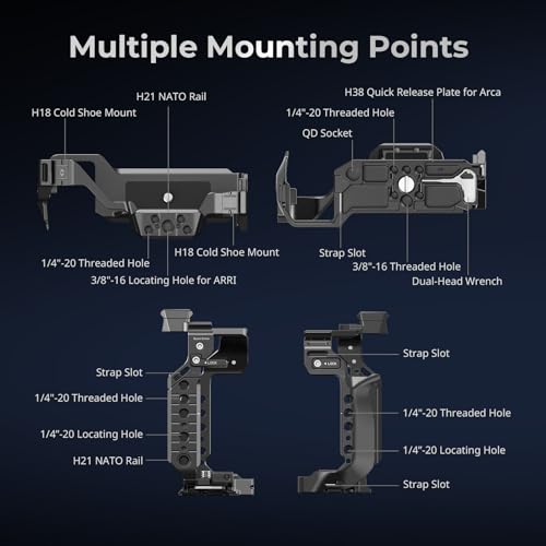 SMALLRIG Cage für Panasonic LUMIX S1II/S1 IIE/S1R II/S5II/S5 IIX/G9 II – Ansicht 4