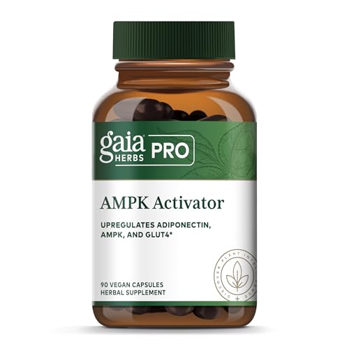 GAIA HERBS PRO AMPK Activator - Supports Cellular Energy - Contains Astragalus Notoginseng & Wellemon - Caffeine-Free - 90 Vegan Capsules