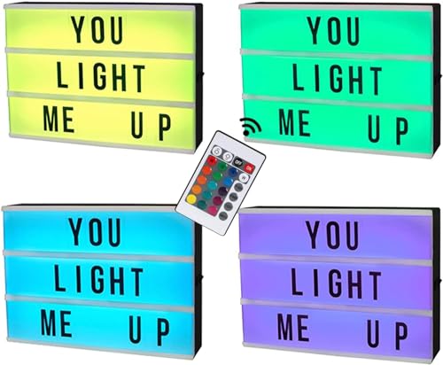Comparativas de Señales con números luminosos que puedes comprar esta semana. 34 Letrero Luminoso LED Tipo Cine Vintage con Retroiluminación Incluye 96 Letras, Números y Símbolos Tamaño A4 Funciona con Baterías o Cable USB (Colores)
