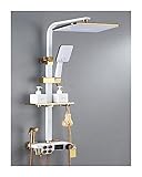 Thermostat-Duscharmatur-Set, digitales LED-Duschsystem, Wandmontage...