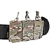 EXCELLENT ELITE SPANKER Tactical Mag Pouch Open-Top Triple Molle Magazine Pouch for Magazines M4 M16 AR-15 5.56(Multicam)