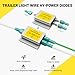 Oyviny Hy-Power Diode, 2 Input 1 Output Trailer Light Wire Diodes Spade Towed Vehicle Diodes Kit, Tail Light Isolating Diodes for Motorhome Trailer