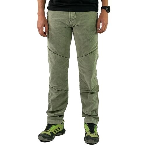 Jeanstrack Turia Cord Pantalon de Escalada Trekking Senderismo Aire Libre (S, YUCA)