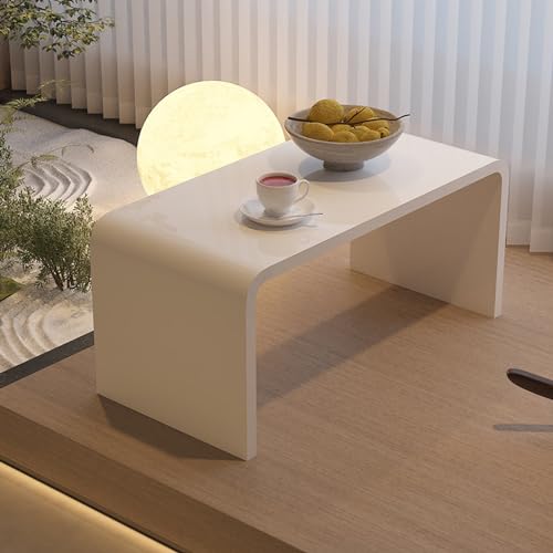 Mesa auxiliar para sofá con soporte para portátil y diseño en C 2