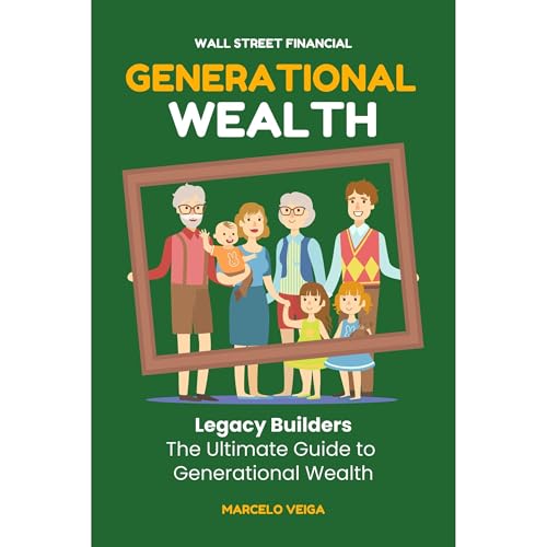 GENERATIONAL WEALTH Audiolibro Por Marcelo Veiga, Veiga arte de portada