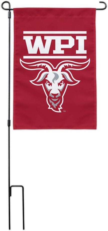 Worcester Poly Primary Logo Garden Yard Flag