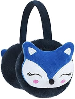 Ruixia Boys Girls Winter Warm Earmuffs Cute Cartoon Footballs Pattern Earmuff Soft Comfy Plush Earmuff Outdoor Thermal Ear Muffs Ear Warmers Protectors