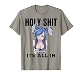 Otaku Ahegao Poker Ecchi Etchi Hentai Lewd Senpai Waifu Gift T-Shirt