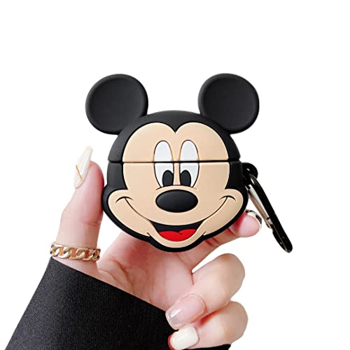 Cocomii 3D Airpods 3 Case - 3D Cartoon - Slim - Lightweight - Matte - Keychain Ring 3D Cartoon Characters Cartoon - Luxury Aesthetic Headphone Case Cover Compatible With Apple Airpods 3 (Mickey Face) #TOP10