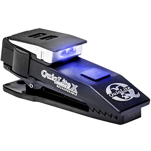 Quiqlite Rechargeable Hands-Free Lamp White/Blue Pro