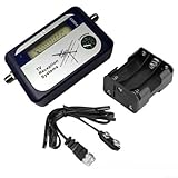 DVB-T Rilevatore di antenna TV digitale, gamma di frequenza 170-860 MHz, misuratore di potenza del segnale con cicalino e controllo di attenuazione, design portatile per installazione esterna e test