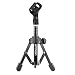 Produktbild ammoon Mikrofon tischständer Mini Ffaltbare Adjustable Desktop Mikrofonständer Stativ Halter für Treffen Vorträge Podcasts