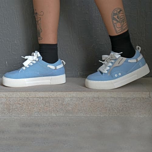 Image of SOLETHREADS Funk Sneakers for Women |Retro Design|Comfortable|Chunky Streetwear Fashion Shoes| Stylish| Anti-Skid|Tendy|Running|Workout|Walking Shoes Women