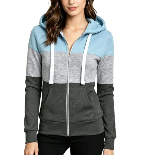 Sweat à capuche pour femme vert XXL idéal pour le sport et la détente
