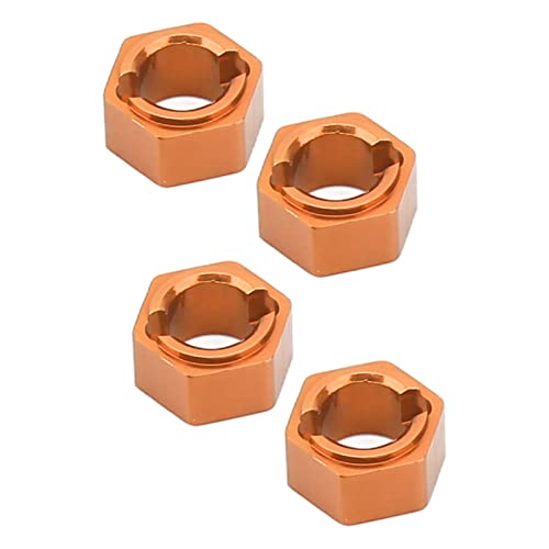Ongwan �v���t�F�b�V���i��7mm�w�b�N�X�z�C�[���n�u �A���~������ ���萫 FMS FCX24 1/24���W�R���J�[�p 4�Z�b�g (��)