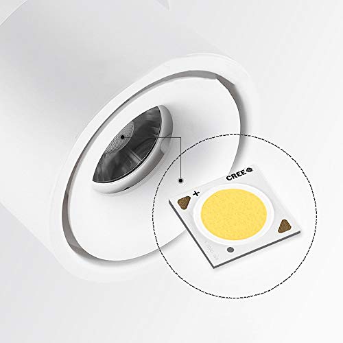 Focos empotrables de techo plegables para iluminar paredes de pasillos 8