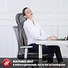 COMFIER Massager Chair with Heat, Shiatsu Neck Back Massager Portable with Compression & Rolling,Massage Chair Pad for Neck & Back for Muscle Tension Relief