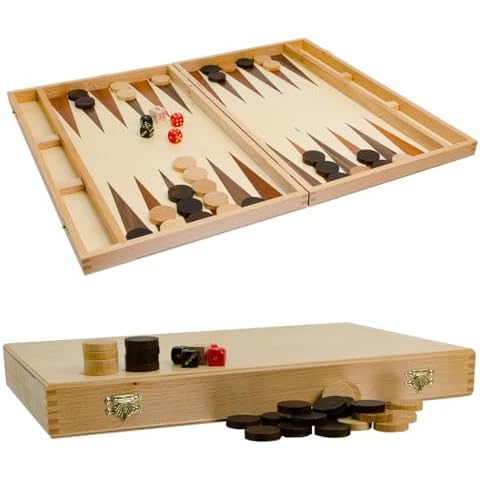 Master of Chess Classic Backgammon Travel Set Cover