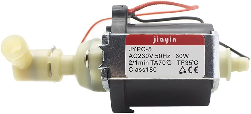 JYPC-5 AC 230V 50Hz 60W 20bar 150cc/min Electromagnetic Solenoid Water Pump for Steamer/Beverage machine/Coffee machine, electric irons,etc