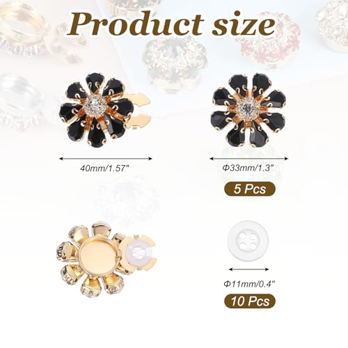 Cache-boutons strass cachez les boutons abîmés facilement - 3