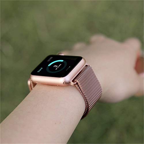 Pulseira Apple Watch Milanese Loop 38mm Pink Rosê