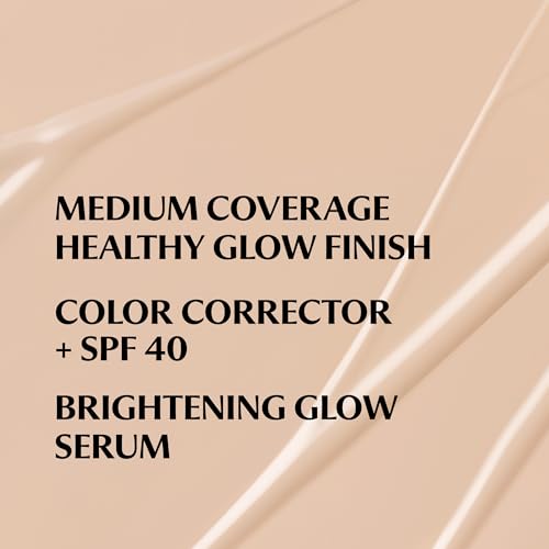 Image of IT Cosmetics CC+ Nude Glow SPF 40 - Medium Coverage Foundation, 2% Niacinamide + Hyaluronic Acid Brightening Glow Serum, Lightweight Up to 24H Hydration, Normal to Dry & Mature Skin - 1.08 fl oz