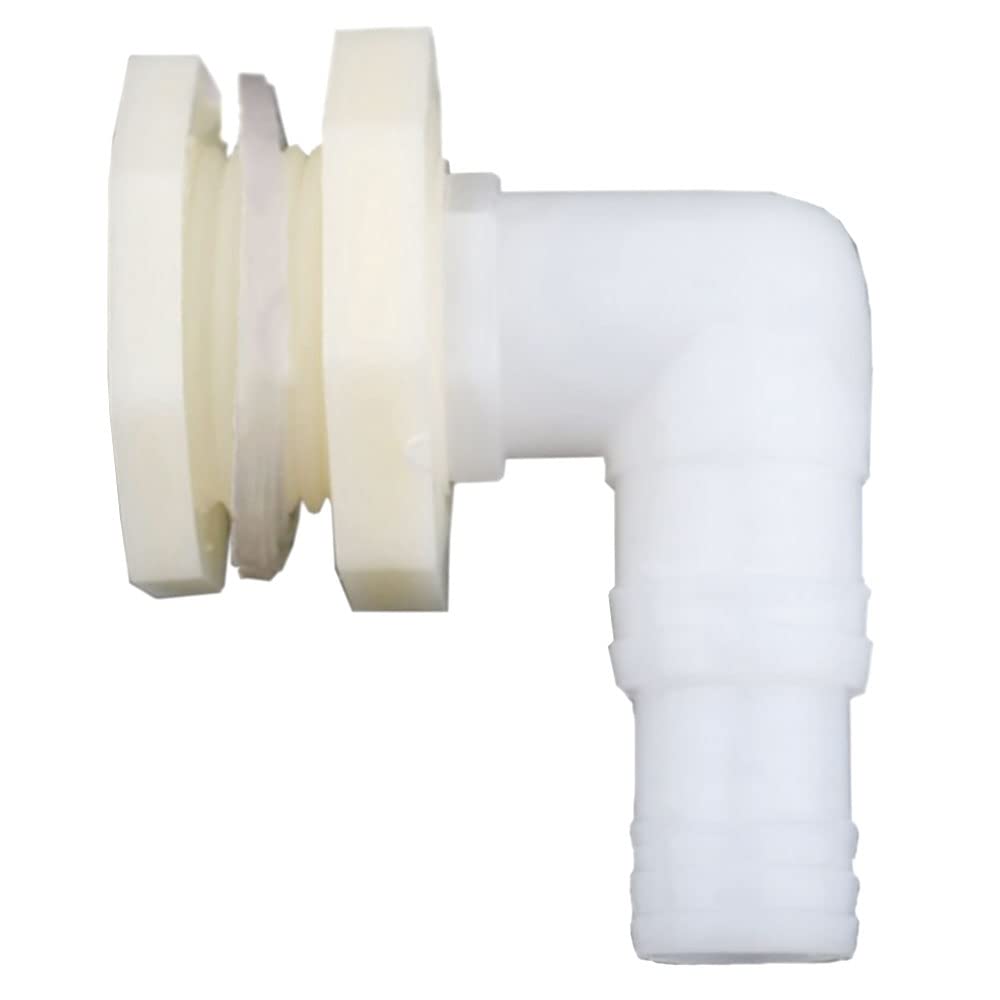 bzcemind 1pcs 90 Degree Elbow Drainage Coupling Connector Aquarium Fish Tank Drain Adapters Irrigation Water Pipe Joints,3/4 inch