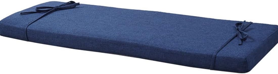 Outdoor Bench Cushion Patio Bench Cushions for Outdoor Furniture, Removable Seat Cover(Blue,99 * 43 * 5cm)