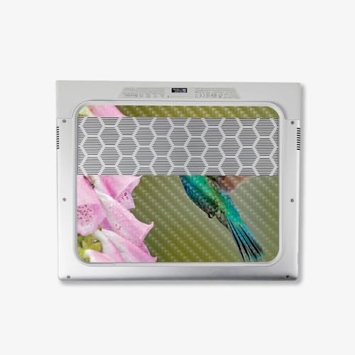 Image of MightySkins Carbon Fiber Skin Compatible with Alienware X14 R2 (2023) Full Wrap Kit - Hummingbird | Protective, Durable Textured Carbon Fiber Finish | Easy to Apply & Change Styles | Made in The USA