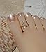 Toe Ring Swirl - 14 Kt Gold Filled or Sterling silver - Adjustable